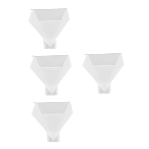 DOITOOL Silikon-Pyramidenform für Bastelarbeiten, flexible Epoxidharz-Gussform für Pyramidenform, Ornamente, langlebiges Verschleißmaterial für Anfänger, glänzende Innenseite für einfaches Herauslösen von DOITOOL