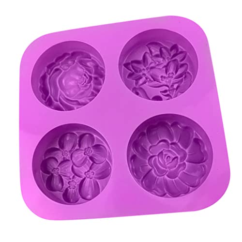 DOITOOL Silikonform Geformt Form Zur Seifenherstellung Kuchenform Backen Handgefertigte Seifenformen Butterform Formen Für Kerzen Fondantformen Blumenform Kieselgel Violett DOITOOL Silikonform Geformt Form Zur Seifenherstellung Kuchenform Backen Handgefertigte Seifenformen Butterform Formen Für Kerzen Fondantformen Blumenform Kieselgel Violett von DOITOOL