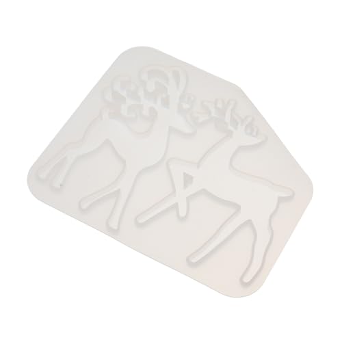 DOITOOL Silikonform Keychain Mould Weihnachtselch DIY Anhänger Gießform Rutschfest Leicht zu Reinigen für Weihnachtsdeko und Handgemachte Schlüsselanhänger DOITOOL Silikonform Keychain Mould Weihnachtselch DIY Anhänger Gießform Rutschfest Leicht zu Reinigen für Weihnachtsdeko und Handgemachte Schlüsselanhänger von DOITOOL