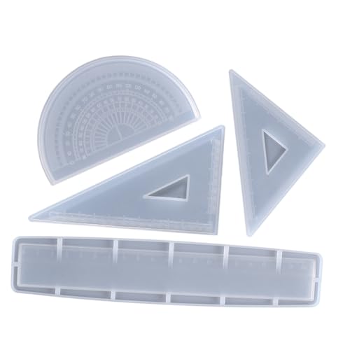 DOITOOL Silikonform Lineal Teilig DIY Epoxidharz Winkelmesser Form Messwerkzeug für Basteln Zeichnen Schneiden Vielseitig Verwendbar Protractor Silicone Mold DOITOOL Silikonform Lineal Teilig DIY Epoxidharz Winkelmesser Form Messwerkzeug für Basteln Zeichnen Schneiden Vielseitig Verwendbar Protractor Silicone Mold von DOITOOL
