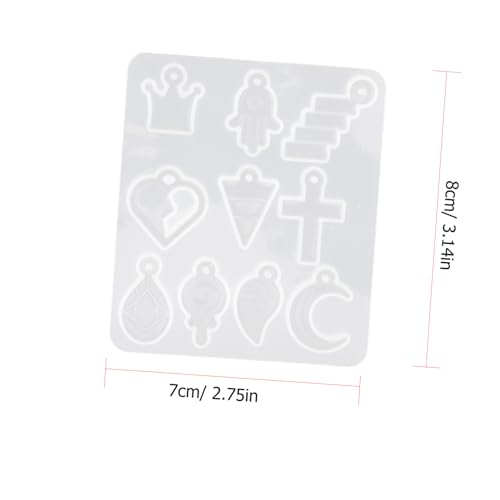 DOITOOL Silikonform Ohrring Anhänger Gießform Flexibel Langlebig DIY Schmuckherstellung Crown Charm Mold für Epoxidharz Resin Pendants DOITOOL Silikonform Ohrring Anhänger Gießform Flexibel Langlebig DIY Schmuckherstellung Crown Charm Mold für Epoxidharz Resin Pendants von DOITOOL
