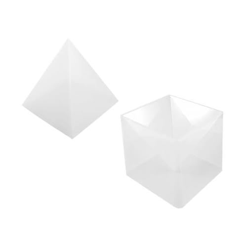 DOITOOL Silikonform Pyramide Teilig mit Sockel Praktisches DIY Gießformset für Epoxidharz Langlebig Rissfest Leicht zu Entformen für Pyramidenornamente und Bastelprojekte von DOITOOL