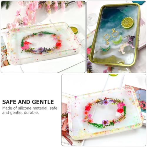 DOITOOL Silikonform Tablett für DIY Epoxidharz Gießen Kreative Resin Form Wiederverwendbar Sicher und Langlebig für Bastelprojekte und Geschenke DOITOOL Silikonform Tablett für DIY Epoxidharz Gießen Kreative Resin Form Wiederverwendbar Sicher und Langlebig für Bastelprojekte und Geschenke von DOITOOL