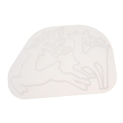 DOITOOL Silikonform Weihnachts Elch Schlüsselanhänger DIY Gießform Wiederverwendbar Non Stick Einfach zu Reinigen für Anhänger Schmuckherstellung Weihnachtsdeko DOITOOL Silikonform Weihnachts Elch Schlüsselanhänger DIY Gießform Wiederverwendbar Non Stick Einfach zu Reinigen für Anhänger Schmuckherstellung Weihnachtsdeko von DOITOOL