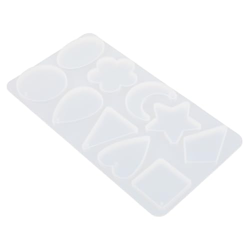 DOITOOL Silikonform für Gießharz Schmuckanhänger Flexible Epoxidharz Gussform Wiederverwendbar Antihaftbeschichtet für DIY Ohrringe und Anhänger Praktische Silikonform zum Basteln von DOITOOL