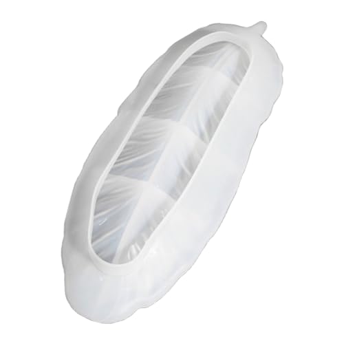 DOITOOL Silikonform für Resin Tray Federdesign Langlebige Gießform für Epoxidharz DIY Tablett Vielseitig für Dekoteller Untersetzer und Kunsthandwerk Einfache Entformung von DOITOOL