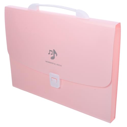 DOITOOL Simple Pp13 Tragbare Akkordeontasche Mehrschichtige Dokumententasche A4 Ordner Studentenhandtasche Aufbewahrungsdokumententasche Pink Aktenordner Mehrschichtige DOITOOL Simple Pp13 Tragbare Akkordeontasche Mehrschichtige Dokumententasche A4 Ordner Studentenhandtasche Aufbewahrungsdokumententasche Pink Aktenordner Mehrschichtige von DOITOOL