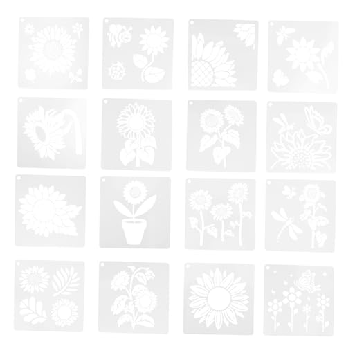 DOITOOL Sonnenblumen Schablonen Kreative Wandmalerei Vorlagen für Diy Dekoration und Handwerk für Personalisierte Wandgestaltung DOITOOL Sonnenblumen Schablonen Kreative Wandmalerei Vorlagen für Diy Dekoration und Handwerk für Personalisierte Wandgestaltung von DOITOOL