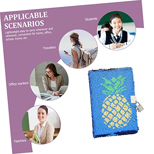 DOITOOL Sperrbares Notizbuch mit Glitzerndem Pailletten Cover Süßes Tagebuch für Mädchen Glänzendes Wendbares Design Tragbares Notizheft zum Planen Organisieren und Schreiben DOITOOL Sperrbares Notizbuch mit Glitzerndem Pailletten Cover Süßes Tagebuch für Mädchen Glänzendes Wendbares Design Tragbares Notizheft zum Planen Organisieren und Schreiben von DOITOOL