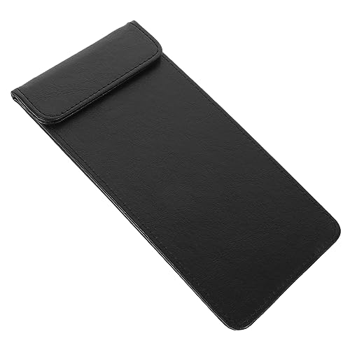 DOITOOL Sperrholz bestellen Ordner für Bürobedarf Menü Zwischenablage Planke Papier Tag Clip für die Zwischenablage tragbares Klemmbrett Schreibtafel-Clip PU-Leder Black von DOITOOL