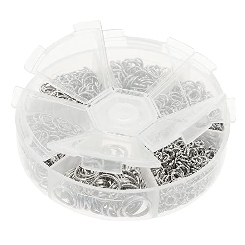 DOITOOL Sprungringe Metall Offene Biegeringe für Schmuckherstellung und DIY Projekte mit Hervorragender Verschleißfestigkeit und Vielseitigen DOITOOL Sprungringe Metall Offene Biegeringe für Schmuckherstellung und DIY Projekte mit Hervorragender Verschleißfestigkeit und Vielseitigen von DOITOOL