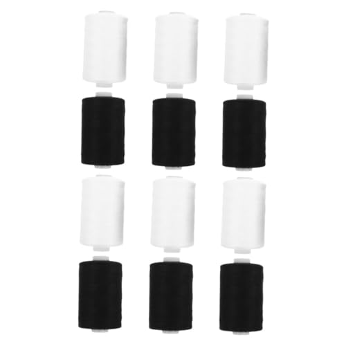 DOITOOL Spulen Nähgarn Polyesterfaden Yards für Hand Maschinensticken Quilten DIY Handarbeiten Schwarz Weiß DOITOOL Spulen Nähgarn Polyesterfaden Yards für Hand Maschinensticken Quilten DIY Handarbeiten Schwarz Weiß von DOITOOL