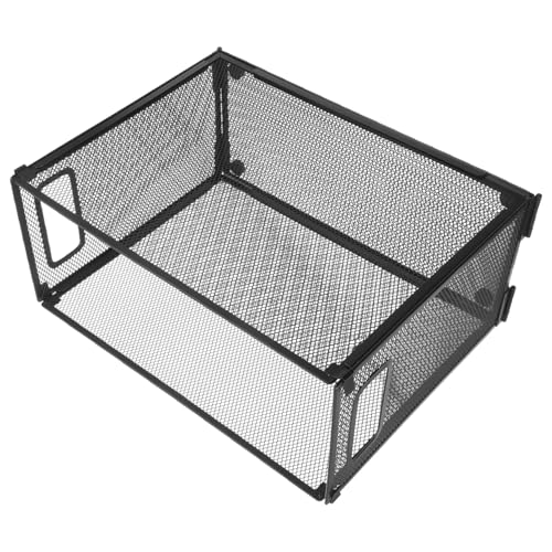 DOITOOL Stabiler Edelstahl Dokumentenhalter Schreibtisch Organizer mit Klappbarem Design Multifunktionaler Aktenhalter für Zeitschriften Dateien Briefe Platzsparend für Büro Schule von DOITOOL