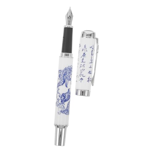 DOITOOL Stahlfeder Füllfederhalter mit Ergonomischem Design Auslaufsicherem Tintenspeicher und Langlebiger Spitze für Kalligraphie Büro und Künstlerisches Schreiben Unterwegs von DOITOOL