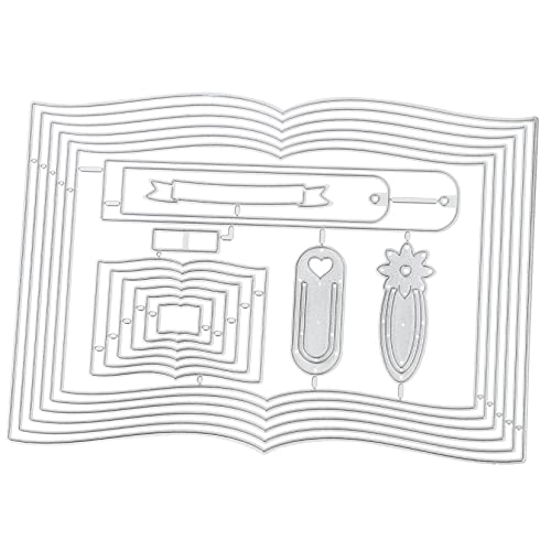 DOITOOL Stanzformen Zubehör Stanzformen Bastelstanzformen Randstanzformen Kartenherstellungsstanzformen Albumdekoration Basteln Scrapbook Prägeschablone Silber Kohlenstoffstahl DOITOOL Stanzformen Zubehör Stanzformen Bastelstanzformen Randstanzformen Kartenherstellungsstanzformen Albumdekoration Basteln Scrapbook Prägeschablone Silber Kohlenstoffstahl von DOITOOL