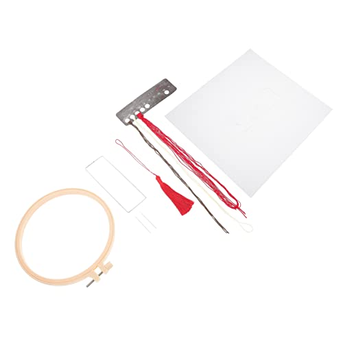 DOITOOL Stickmaterialpaket Kreuzstich Stickset Für Anfänger Stickgarn Nadel Nähen Stickgarnmaterialien Sticksets Kunsthandwerk Für Erwachsene Rote Organza DOITOOL Stickmaterialpaket Kreuzstich Stickset Für Anfänger Stickgarn Nadel Nähen Stickgarnmaterialien Sticksets Kunsthandwerk Für Erwachsene Rote Organza von DOITOOL