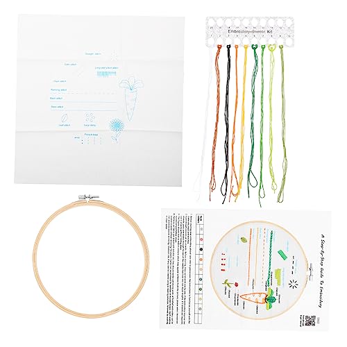 DOITOOL Stickmaterialpaket Stickstoff Stickset Für Anfänger Übungsset Kleine Sticksets Für Anfänger Stichsets Sticksets Zum Basteln Farben Bastelset Starter À Werkzeugtuch DOITOOL Stickmaterialpaket Stickstoff Stickset Für Anfänger Übungsset Kleine Sticksets Für Anfänger Stichsets Sticksets Zum Basteln Farben Bastelset Starter À Werkzeugtuch von DOITOOL