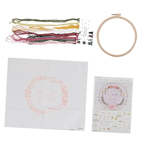 DOITOOL Stickmaterialpaket Stickzubehör Nähstich Set Für Anfänger Herstellung Von Stickrahmen Kreuz Sets Kleiner Starter Handfaden DIY Stickset Stickwerkzeug Set Baumwolle DOITOOL Stickmaterialpaket Stickzubehör Nähstich Set Für Anfänger Herstellung Von Stickrahmen Kreuz Sets Kleiner Starter Handfaden DIY Stickset Stickwerkzeug Set Baumwolle von DOITOOL