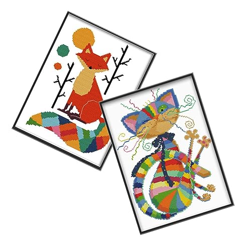 DOITOOL Stickset DIY Set Stichset Zubehör Für Anfänger Klein Gezähltes Crewel Handkreuz Stickgarn Nähset Nähen Basteln Sticken Basteln Polyester DOITOOL Stickset DIY Set Stichset Zubehör Für Anfänger Klein Gezähltes Crewel Handkreuz Stickgarn Nähset Nähen Basteln Sticken Basteln Polyester von DOITOOL