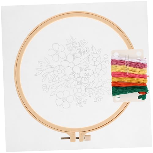 DOITOOL Stickset für Anfänger Diy Kreuzstich Kit mit Blumenmustern und Stickrahmen für Einfache Handarbeiten und Kreative Projekte Anleitung für DOITOOL Stickset für Anfänger Diy Kreuzstich Kit mit Blumenmustern und Stickrahmen für Einfache Handarbeiten und Kreative Projekte Anleitung für von DOITOOL