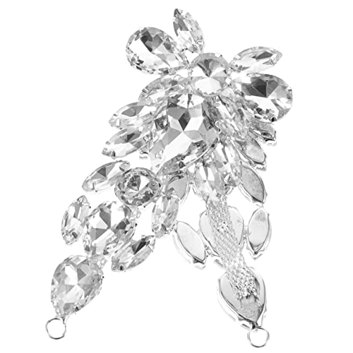DOITOOL Strass Applikation für DIY Hochzeitskleider Schuhe und Accessoires Exquisite Dekorative Mantelflecken für Kleidung und Handwerk von DOITOOL
