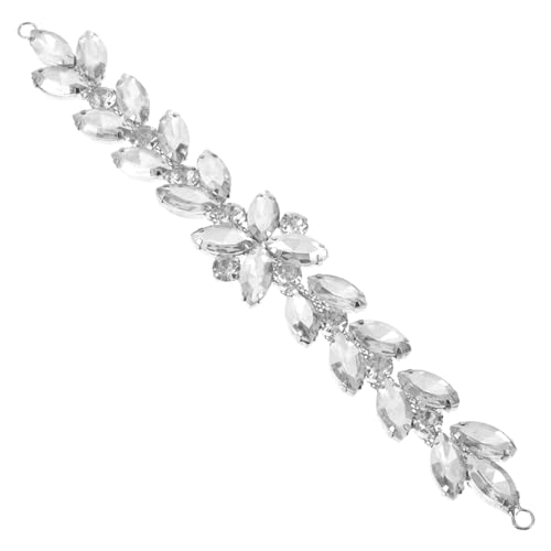 DOITOOL Strass Blütenapplikation Für Hochzeitskleider Dekorative Strassflecken Für Kleidung Und Schuhe Weiße Wasserdiamant Blütenmuster Patch Für Accessoires Und Dekoration DOITOOL Strass Blütenapplikation Für Hochzeitskleider Dekorative Strassflecken Für Kleidung Und Schuhe Weiße Wasserdiamant Blütenmuster Patch Für Accessoires Und Dekoration von DOITOOL
