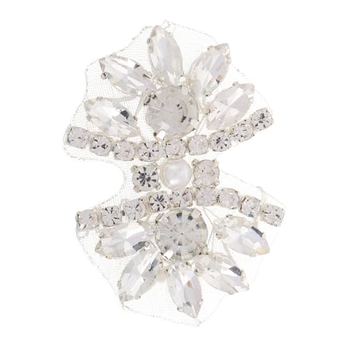 DOITOOL Strassaufnäher Für Jacken Flicken Für Schuhe Kleidungsflicken Selber Machen Applikationen Aus Strass Dekoration Patches Strassaufnäher Für Schuhe Silver Strasssteine von DOITOOL