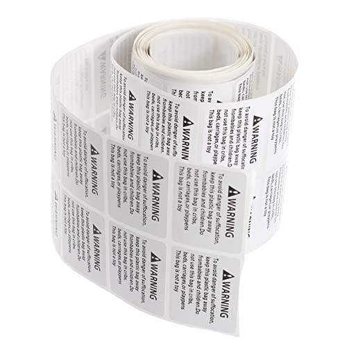 DOITOOL Suffocation Warning Label Aufkleber Selbstklebend Stark Haftend Warnhinweis für Verpackungsbeutel Kindersicherheit Vermeidung von Erstickungsgefahr DOITOOL Suffocation Warning Label Aufkleber Selbstklebend Stark Haftend Warnhinweis für Verpackungsbeutel Kindersicherheit Vermeidung von Erstickungsgefahr von DOITOOL