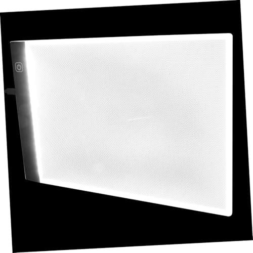 DOITOOL Tabelle kopieren Lichttisch Zeichenbrett aufleuchtender Zeichenblock Leichtplatte Light Board Lichtblock zum Zeichnen Leuchttafel zum Nachzeichnen Lichtspur Plastik Schwarz von DOITOOL