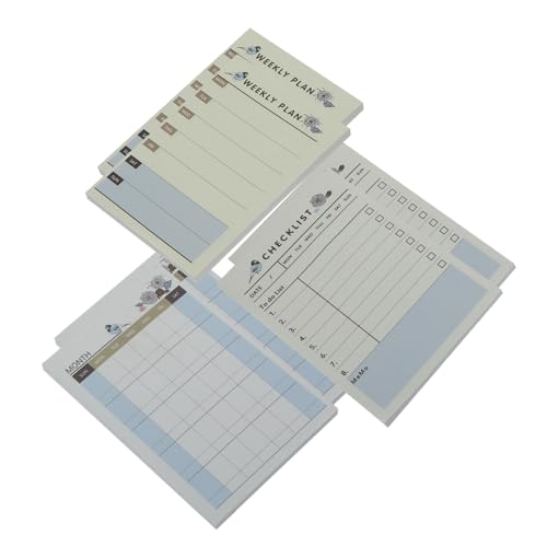 DOITOOL Tagesplaner Notizblock Tear Off Notepad für Tägliche Aufgaben Wochen und Monatsplanung Planungspad für Studenten Lehrer und Berufstätige von DOITOOL