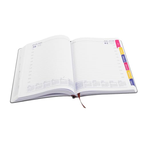DOITOOL Tagesplaner mit PU Einband Monats Kalender und Wochenübersichten Arbeitsjournal Notizblock für Schule Arbeit und Zuhause für Familie und Freunde DOITOOL Tagesplaner mit PU Einband Monats Kalender und Wochenübersichten Arbeitsjournal Notizblock für Schule Arbeit und Zuhause für Familie und Freunde von DOITOOL