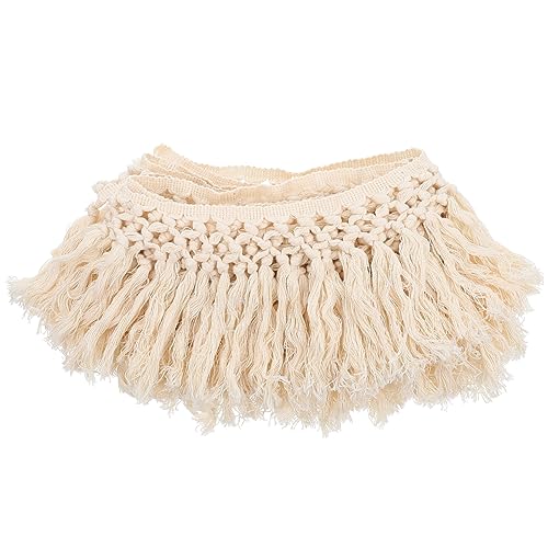 DOITOOL Tassel Spitze Dekorative Vorhang Quaste Trim Diy Bekleidungszubehör für Kreative Bastelprojekte Leicht und Atmungsaktiv für Vorhänge Decken und Bekleidung von DOITOOL