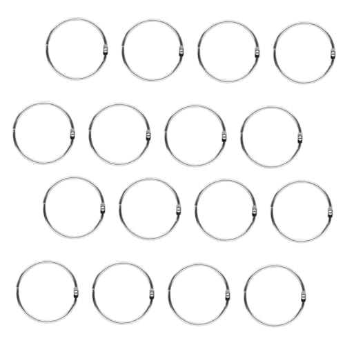DOITOOL Teiliges Binder Ringe aus Robuste Schlüsselringe und Loseblatt Ringe für Buchbindung Scrapbook Karteikarten DIY Rostfrei und Langlebig DOITOOL Teiliges Binder Ringe aus Robuste Schlüsselringe und Loseblatt Ringe für Buchbindung Scrapbook Karteikarten DIY Rostfrei und Langlebig von DOITOOL