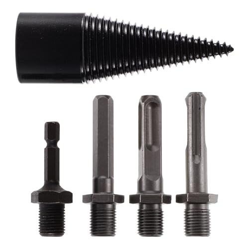 DOITOOL Teiliges Holzspalter bohrerset aus Hochhärtetem Kohlenstoffstahl Verschleißfest und Schlagfest mit Verschiedenen Schaftformen für Effektives und Schnelles Spalten von Brennholz DOITOOL Teiliges Holzspalter bohrerset aus Hochhärtetem Kohlenstoffstahl Verschleißfest und Schlagfest mit Verschiedenen Schaftformen für Effektives und Schnelles Spalten von Brennholz von DOITOOL