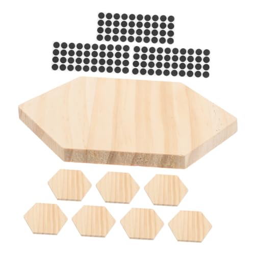 DOITOOL Teiliges Ungebeizten Hexagonalen Holzuntersetzern mit Rutschfesten Eva Pads Blanko Holzuntersetzer für DIY Projekte Kaffeetischschutz und Kreative Wohnraumgestaltung DOITOOL Teiliges Ungebeizten Hexagonalen Holzuntersetzern mit Rutschfesten Eva Pads Blanko Holzuntersetzer für DIY Projekte Kaffeetischschutz und Kreative Wohnraumgestaltung von DOITOOL
