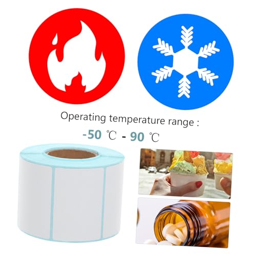 DOITOOL Thermopapier Etiketten Selbstklebend Hitzebeständig Wasserabweisend für Versand Küche Büro Geeignet für Thermodirektdrucker Langlebig Leicht Abziehbar Weißes Stickerpapier DOITOOL Thermopapier Etiketten Selbstklebend Hitzebeständig Wasserabweisend für Versand Küche Büro Geeignet für Thermodirektdrucker Langlebig Leicht Abziehbar Weißes Stickerpapier von DOITOOL