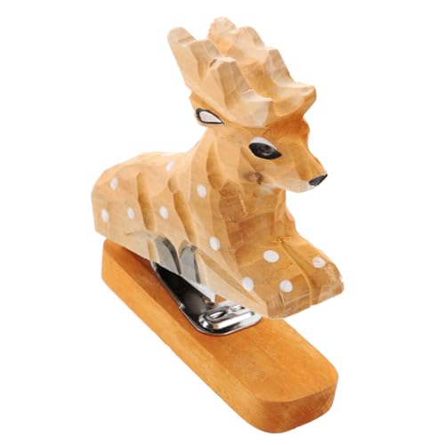 DOITOOL Tierförmiger Holzhefter Kompakter und Praktischer Handhefter für Büro und Schule Geeignet für Erwachsene Stilvolles Design Zufälligem Stil Robustes Material DOITOOL Tierförmiger Holzhefter Kompakter und Praktischer Handhefter für Büro und Schule Geeignet für Erwachsene Stilvolles Design Zufälligem Stil Robustes Material von DOITOOL