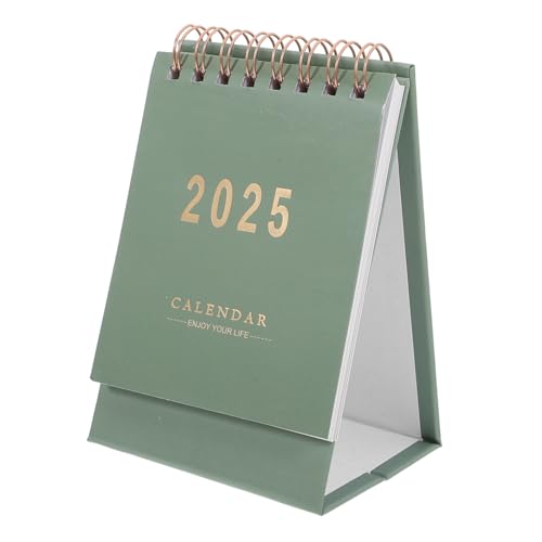 DOITOOL Tischkalender 2025 Dekoration Jährlich Weiß Staffelei Kalender Schreibtisch Flip-kalender Für Das Klassenzimmer Tageskalender Groß Stand Monatlicher Memo-kalender Papier Green DOITOOL Tischkalender 2025 Dekoration Jährlich Weiß Staffelei Kalender Schreibtisch Flip-kalender Für Das Klassenzimmer Tageskalender Groß Stand Monatlicher Memo-kalender Papier Green von DOITOOL