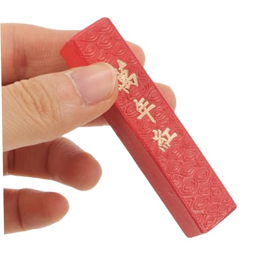DOITOOL Traditioneller Chinesischer Tuscheblock Handgefertigt Roter Kalligraphie Malstock für Anfänger und Geeignet Flacher Boden für Malerei und DOITOOL Traditioneller Chinesischer Tuscheblock Handgefertigt Roter Kalligraphie Malstock für Anfänger und Geeignet Flacher Boden für Malerei und von DOITOOL