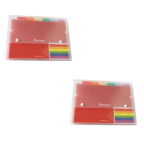 DOITOOL Tragbare Ordnertasche Dokumentenordnertaschen Farbige Ordner Organizer Erweiterbarer Mehrschichtiger Ordner Aktenordner Studentenzubehör Bunt 2 Stück DOITOOL Tragbare Ordnertasche Dokumentenordnertaschen Farbige Ordner Organizer Erweiterbarer Mehrschichtiger Ordner Aktenordner Studentenzubehör Bunt 2 Stück von DOITOOL
