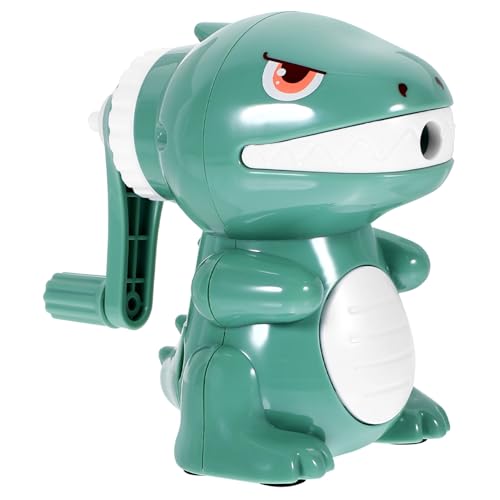 DOITOOL Tragbarer Cartoon Dinosaurier Bleistiftspitzer für Einstellbarer Handspitzer Süßes Design für Haushalt für Schule und Freizeit von DOITOOL