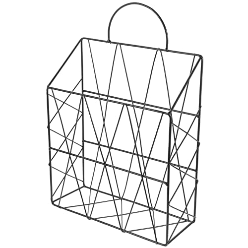 DOITOOL Tragbarer Zeitungsständer Buchanzeige Groß Schreibtisch Gestell Buchhalter Wandorganisator Büro Bücherregal Für Den Haushalt Wandmontierter Zeitschriftenständer Black Eisen von DOITOOL
