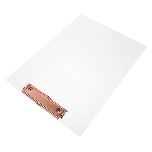 DOITOOL Transparent Schreibunterlage mit Glatter Oberfläche Leichtes Tragbares Dokumentenhalter für Schule Büro und Zuhause für Notizen und Prüfungen von DOITOOL