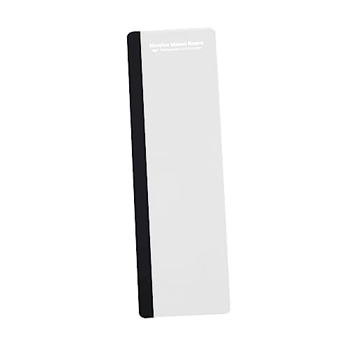 DOITOOL Transparente Acryl Memo Board für Computerbildschirm Haftnotizen Halter mit Starkem Halt Installieren für Büro Notizen Rechte Seitenmontage Leicht und Elegant von DOITOOL