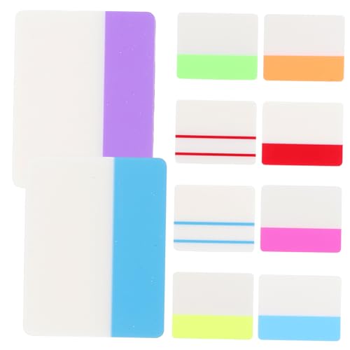 DOITOOL Transparente Memo Pads Wiederverwendbare Haftnotizen für Notizen Planung und Erinnerungen für Schule Büro und Zuhause Praktische Selbstklebende Notizblätter von DOITOOL
