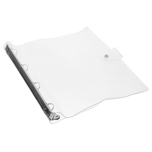 DOITOOL Transparente Notebook Hülle Kunststoff Ringbuch Binder Cover Leicht Rutschfest Langlebig Praktischer Journal Organizer Schutz von DOITOOL