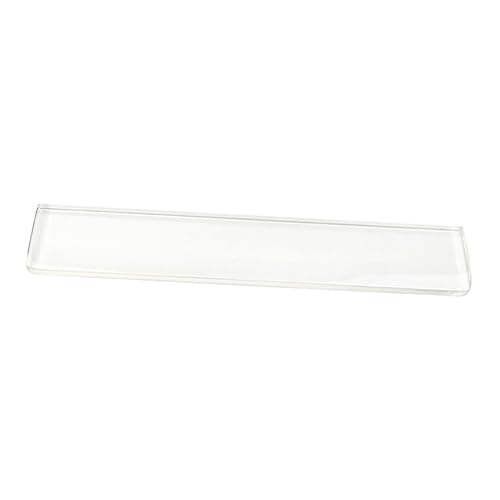 DOITOOL Transparente Resin Handballenauflage für Mechanische Tastatur Ergonomische Rutschfeste Epoxidharz Handgelenkstütze für Pc und Büro Stabile Handauflage für Komfortables Tippen von DOITOOL