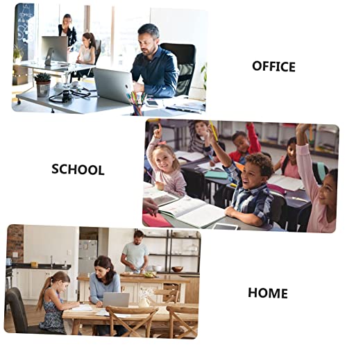 DOITOOL Transparentes PVC Notizbuchcover mit Glitzereffekt Leichtes Strapazierfähiges Ringbuch für Bürobedarf und Schulbedarf Schützende Loseblattschale für Schüler und Lehrer von DOITOOL