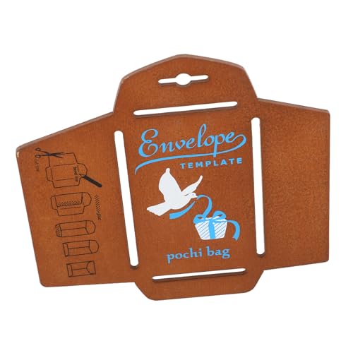 DOITOOL Umschlagvorlage Umschlag Vorlagen Vorlage für die Briefumschlagherstellung Sammelalbumschablonen Schablonen für Scrapbooking DIY-Vorlagen für Umschläge Kartenschablonen Holz Kaffee von DOITOOL