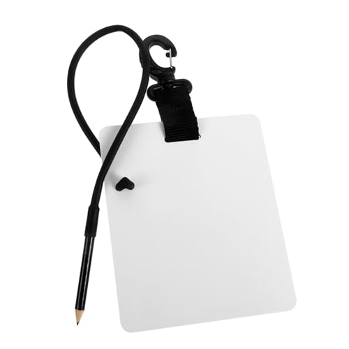 DOITOOL Unterwasser Schreibtafel Flach Tauchfest mit Drehbarem Clip und Bleistift Wasserfeste Schreibtafel für Tauchausbildung und Unterwasserkommunikation Praktisches Tauch Notizbrett DOITOOL Unterwasser Schreibtafel Flach Tauchfest mit Drehbarem Clip und Bleistift Wasserfeste Schreibtafel für Tauchausbildung und Unterwasserkommunikation Praktisches Tauch Notizbrett von DOITOOL
